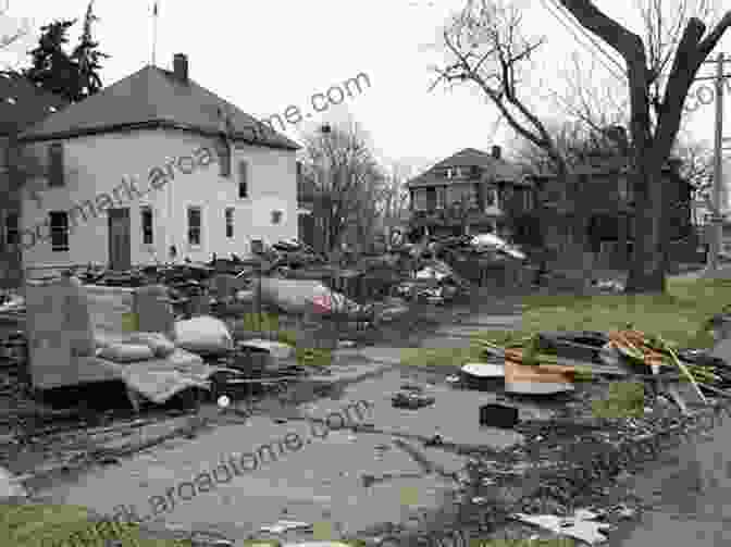 A Black And White Image Of A Dilapidated Ghetto, With Run Down Houses And Broken Windows, Symbolizing The Oppressive Babylon System COMPILATION: THE VERY BEST RASTAFARI POEMS OF NIGEL DARING