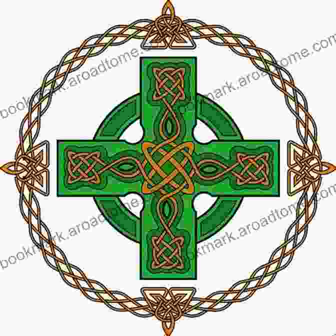 A Celtic Cross, A Symbol Of The Christianization Of Ireland Irish Druids And Old Irish Religions