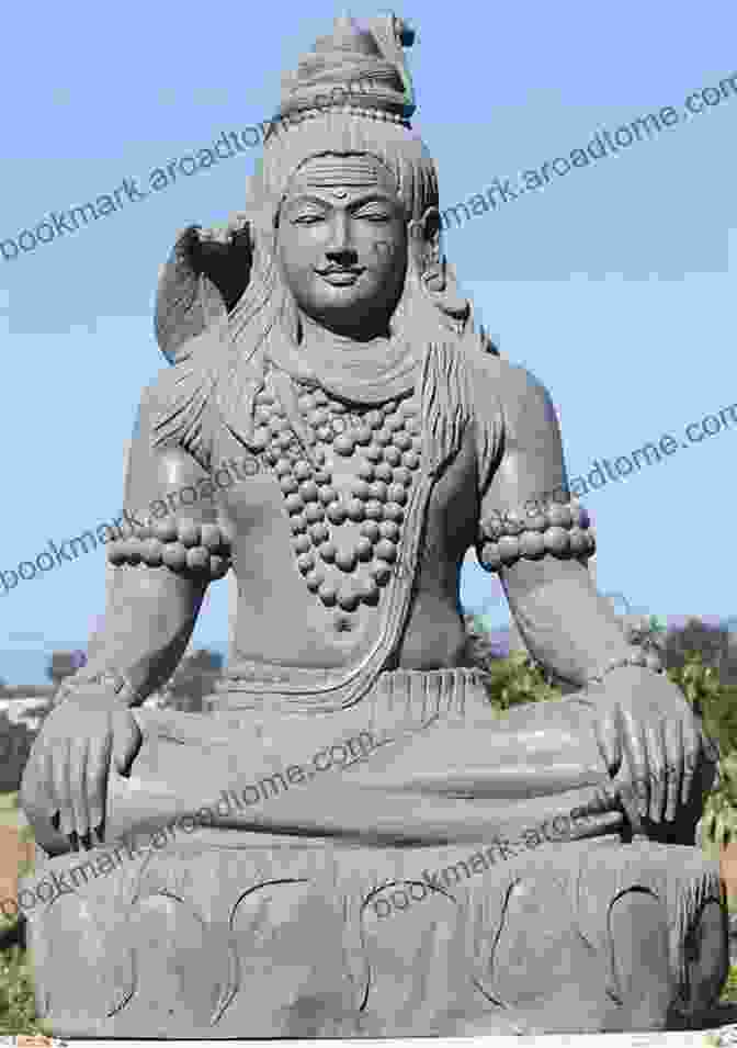 A Person Meditating Before An Ancient Statue Of A God Invisible Companions: Encounters With Imaginary Friends Gods Ancestors And Angels (Spiritual Phenomena)