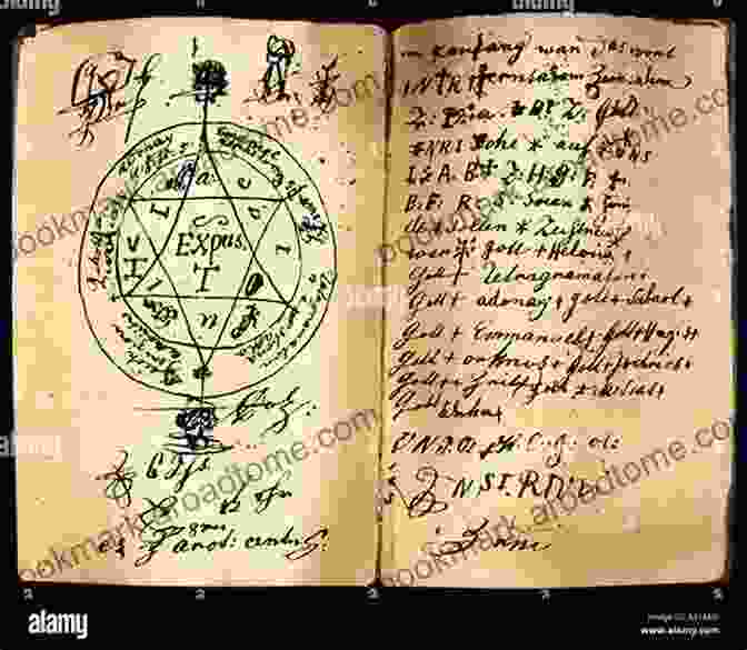 A Photograph Of An Open Grimoire With Handwritten Spells And Symbols The Magick Of Healing Spells: An Occult Wiccan SpellBook With Ritual Recipes For Spellcasting And Grimoire Pagan Witchcraft