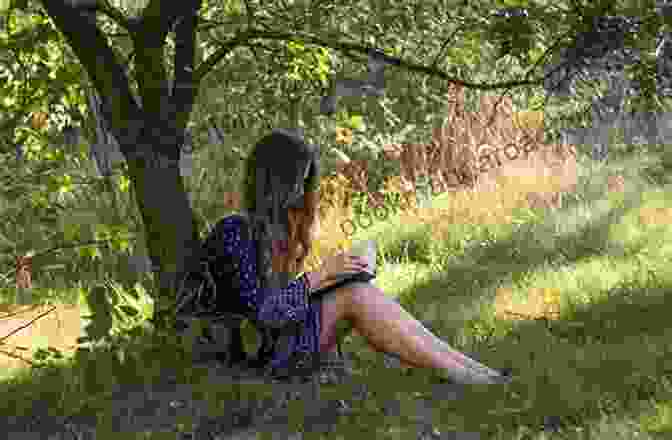 A Picture Of A Woman Writing In A Leather Bound Book, Sitting Under A Tree. Wicca Tree Magic: A Wiccan S Guide And Grimoire For Working Magic With Trees With Tree Spells And Magical Crafts (Wicca For Beginners Series)