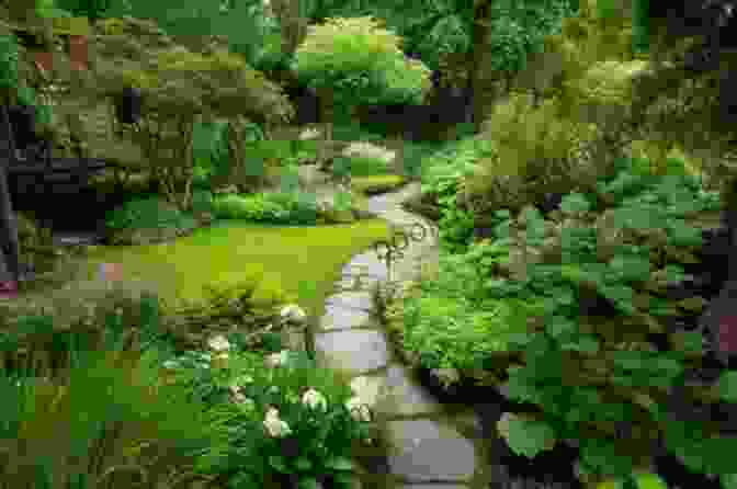 A Serene Contemplative Garden With Winding Paths, Lush Greenery, And A Tranquil Water Feature Contemplative Gardening Pamela Dolan