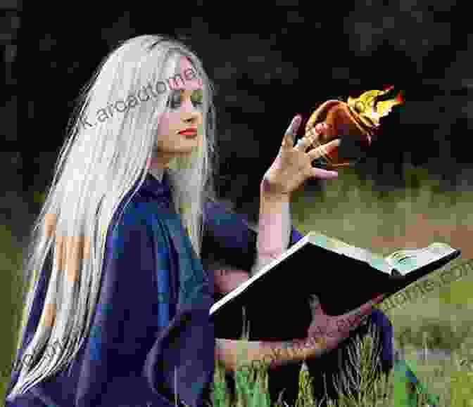 A Woman Casting A Spell Wicca Of Spells: A Beginner S Of Shadows For Wiccans Witches Other Practitioners Of Magic (The Mystic Library 1)