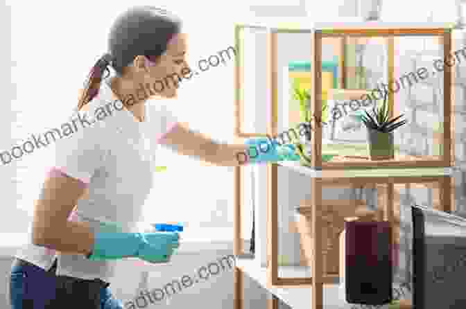 A Woman Cleaning Her Home With A Smile On Her Face, Representing The Ease Of Cleaning With 'The Easy Way To Clean.' The Easy Way To Clean: How To Clean Your House Using A Three Times Faster Method Including The 15 Minute De Clutter Plan (House Cleaning Decluttering And Organizing Made Easy 2)