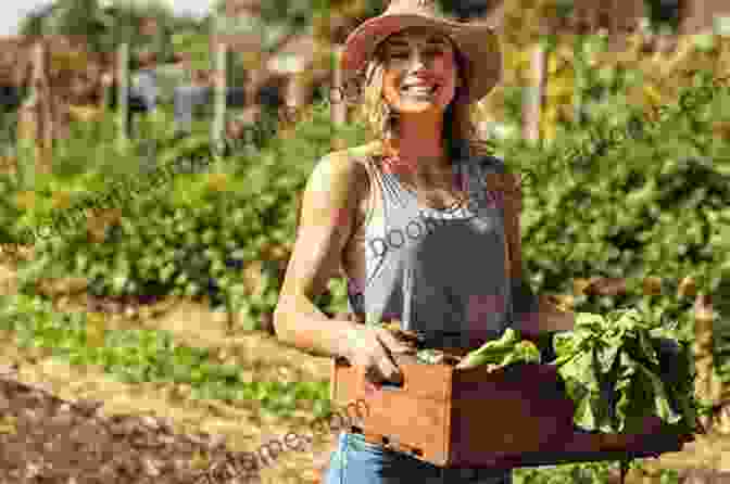 A Woman Harvesting Organic Vegetables From Her Garden The Vegetable Grower S Handbook: Unearth Your Garden S Full Potential