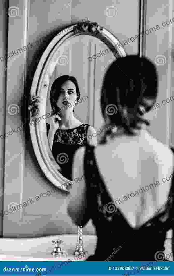 A Young Woman Gazing Into A Mirror, A Thoughtful Expression On Her Face Grandma S Purse Vanessa Brantley Newton