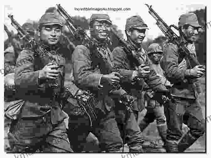 Black And White Photo Of Japanese Soldiers Marching In Formation During World War II Modern Japan: A Social History Since 1868