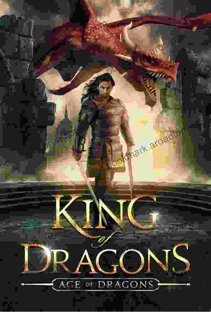 Epic Fantasy Book Cover Featuring A Glowing Crown Of Fire And A Roaring Dragon The Crown Of Fire And Fury (Book 2 Of The Runewar Saga An Epic Fantasy Series)