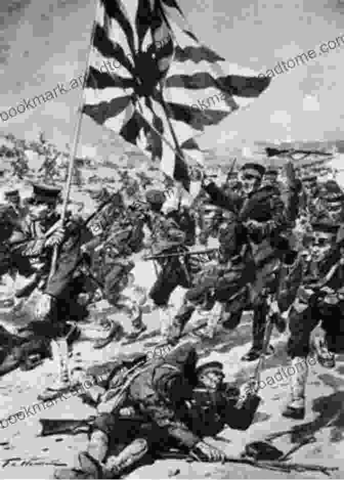 Japanese Soldiers Triumphing In The Russo Japanese War, A Conflict That Demonstrated Japan's Growing Military Might And Established It As A Major Player On The World Stage The Rise Fall Of Imperial Japan