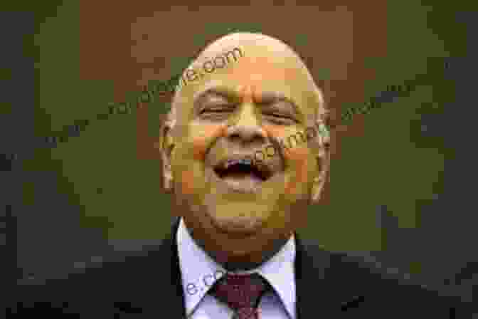 Pravin Gordhan, His Expression Somber As He Faces Allegations Of Financial Misconduct During His Time As Commissioner Of The South African Revenue Service Joining The Dots: An Unauthorised Biography Of Pravin Gordhan