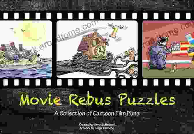 Rebus Puzzles And Old Movies Book Cover Featuring An Image Of Humphrey Bogart From Casablanca. Rebus Puzzles And Old Movies: Discover Old Movie Titles By Solving Rebus Puzzles