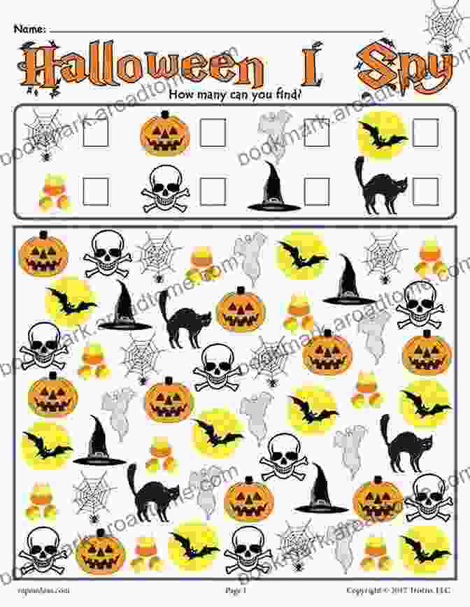 Spy And Count Halloween Fun Picture Puzzle Book For Year Olds I Spy And Count Halloween A Fun Picture Puzzle For 2 5 Year Olds: Game With Picture Riddles Search Find For Little Kids Toddlers (Counting Activities For Preschoolers)