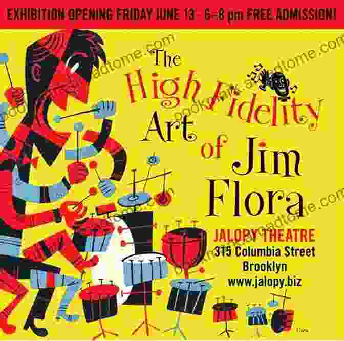 Vibrant Book Cover Featuring Jim Flora's Iconic Illustration Style The High Fidelity Art Of Jim Flora (The Art Of Jim Flora)