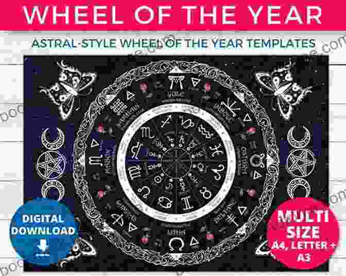 Wheel Of The Year Grimoire Cover Wicca Of Spells Witches Planner 2024: A Wheel Of The Year Grimoire With Moon Phases Astrology Magical Crafts And Magic Spells For Wiccans And Witches (Wicca For Beginners Series)